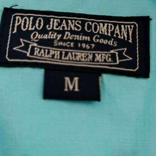 Polo Jeans cotton shirt like new, turquoise