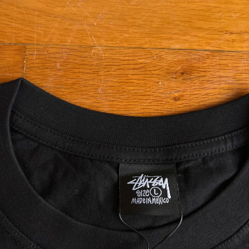 Stussy Surf man Tee new, size M-L, black