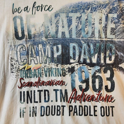 Camp David Urban Viking T-shirt 3XL like new, white