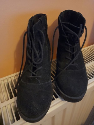 Schuh Μποτάκια μεταχειρισμένα, μέγεθος 36, μαύρα