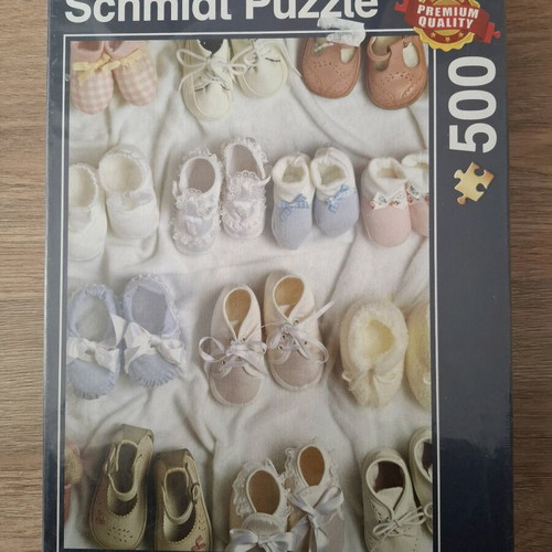 Schmidt puzzle 500 pieces "baby shoes" new