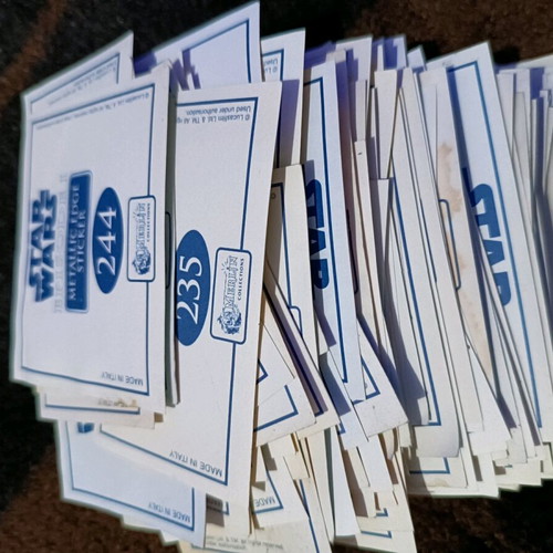 Star Wars stickers used, Merlin 90s, 167/244