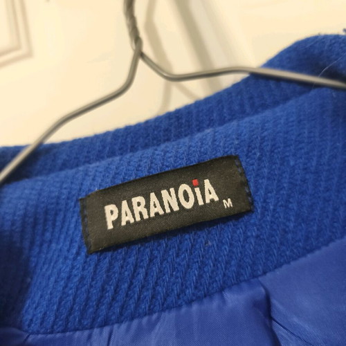 Women's wool coat Paranoia blue size M like new