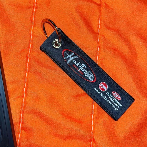 Athens Moto Shop Motorcycle License Plate Frame and Keychain like new