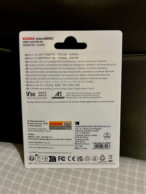 Kodak microSDXC 64GB UHS-1 U3 V30 A1 Ultra Performance κάρτα μνήμης νέα με αντάπτορα