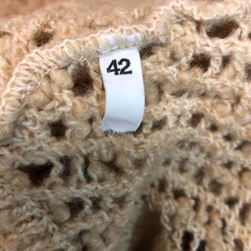 RANNIA Sleeveless Turtleneck Sweater used, size S, beige