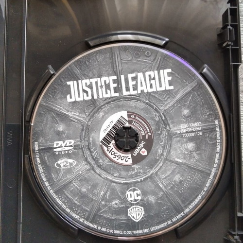 Justice League DVD with Greek subtitles