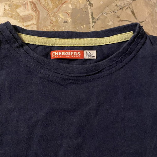 Trax boys' t-shirt set like new, size 12, blue and red