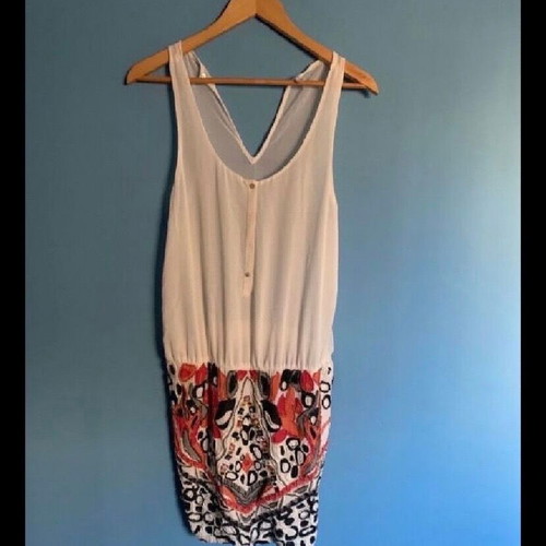 Dress medium with beads like new