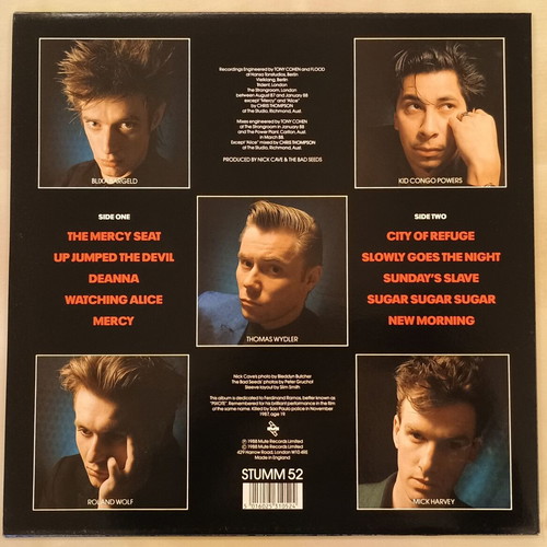 Nick Cave & The Bad Seeds Tender Prey vinyl like new, rock
