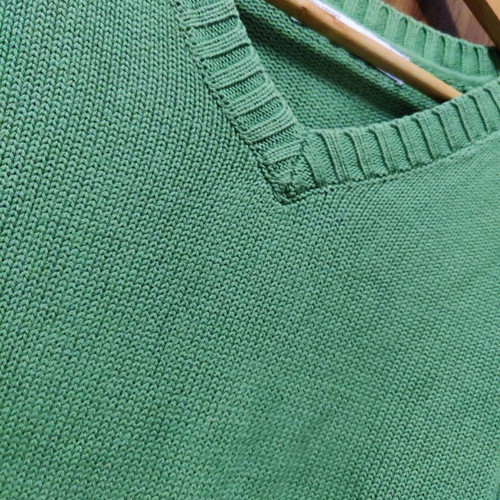 Zara women's knitted sweater green like new, size L