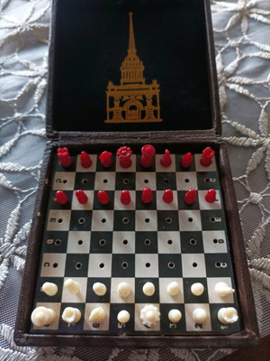 Pocket chess συλλεκτικό σαν καινούργιο από την πρώην σοβιετική Ένωση
