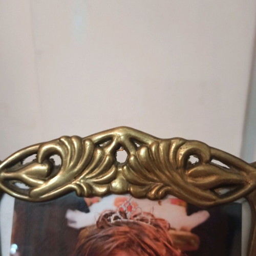 Bronze shabby chic frame gold antique like new
