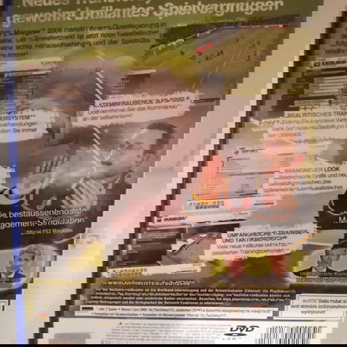 PS2 BDFL Manager 2006 μεταχειρισμένο, γερμανικό, κομπλέ