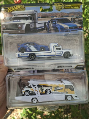Hot Wheels 2026 Team Transport Legends Tour set - '24 Honda Civic Type-R & VW Corrado VR6