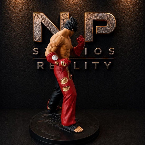 Jin Kazuma Tekken III official fighter figure new, 25 cm