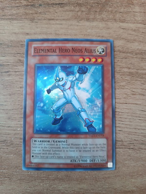 Elemental Hero Neos Alius YuGiOh card mint condition