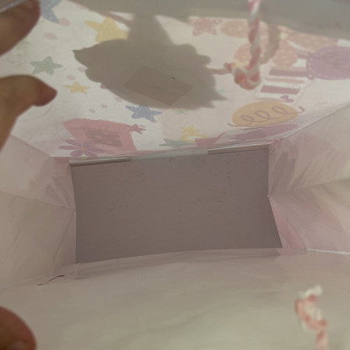 Paper children's gift bag used
