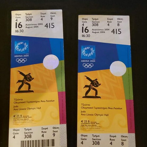 Olympic Games Athens 2004 collectible tickets set of 4, like new