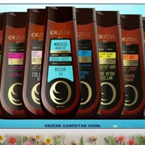 Orzene shampoo new, pack of 5 bottles 400 ml each