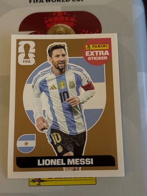 Gold Rare Panini FIFA World Cup 2026 Extra Sticker σε άριστη κατάσταση