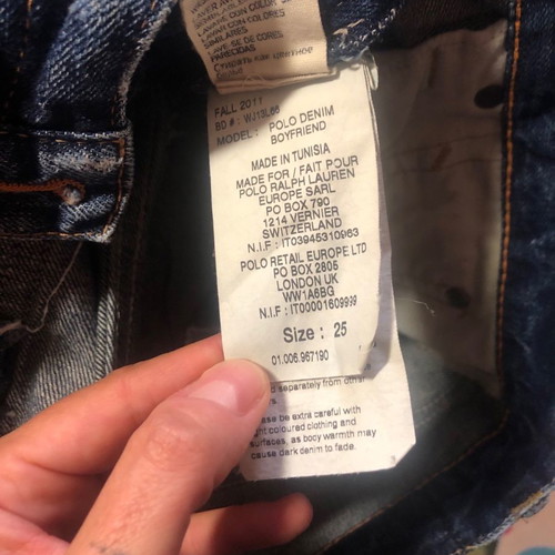 Ralph Lauren women's jean new, size 25