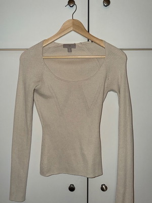 H&M Beige Women's Blouse Small Used