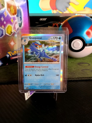 Quaquaval Holo Pokemon Card new