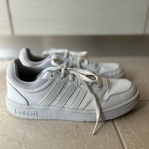 Adidas Hoops sneakers size 38 used, white