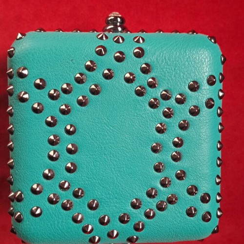 Handbag like new, turquoise