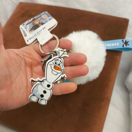 Frozen Disney Elsa Anna Olaf keychain set new with tags