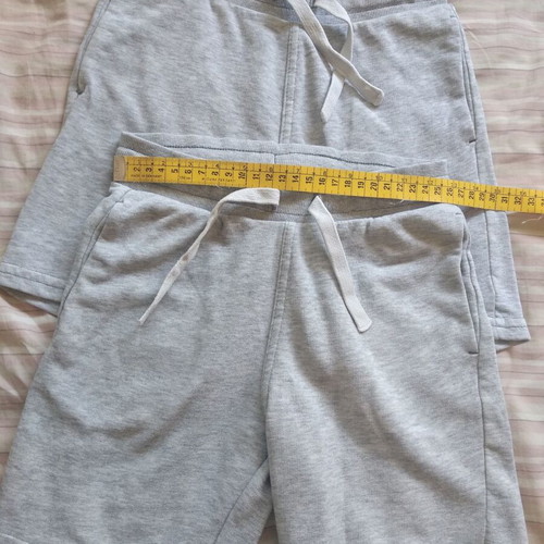 Boys' shorts used, pack of 3, gray and blue, Zara and H&M