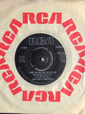 Daryl Hall & John Oates I Can't Go For That (No Can Do) βινύλιο 7"