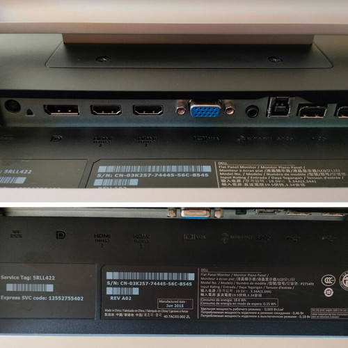 Dell P2714Tt 27" Touch Monitor like new, premium professional display