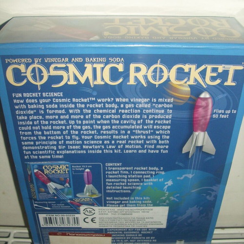 Cosmic Rocket Educational Toy new with Greek instructions