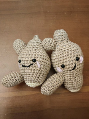 Mr and Mrs Ginger keychain made to order