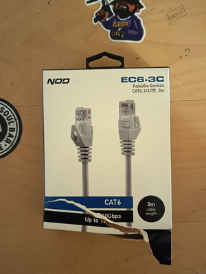 NOD EC6-3C καλώδιο Ethernet CAT6 U/UTP 3μ σαν καινούργιο