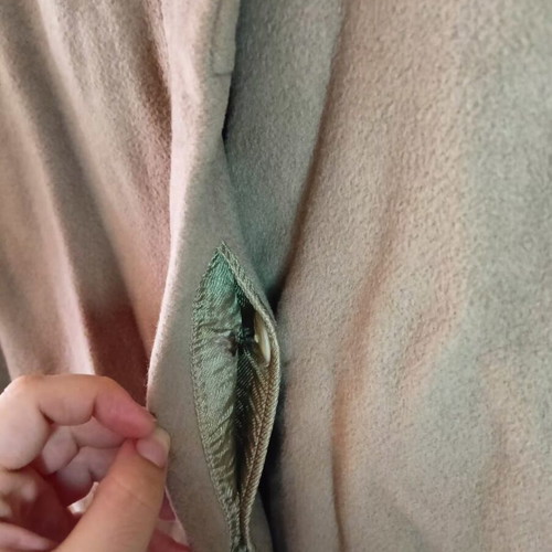 Beige coat used, size XL
