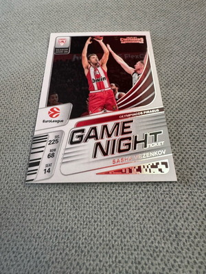 Panini EuroLeague Contenders Sasha Vezenkov Game Night Ticket 2025-2026 new