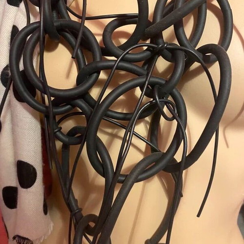 Alternative necklace by Aforeto, black