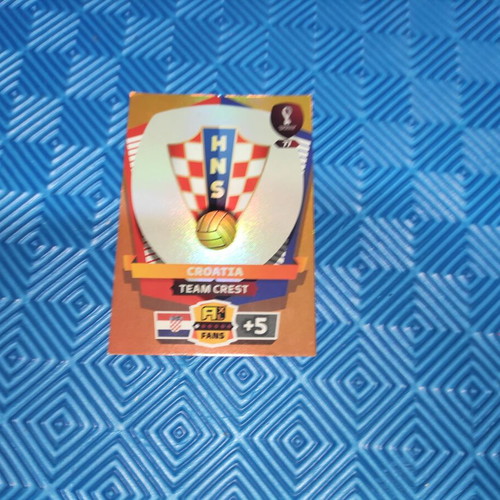 Qatar 2022 cards like new with national team crests and heroes