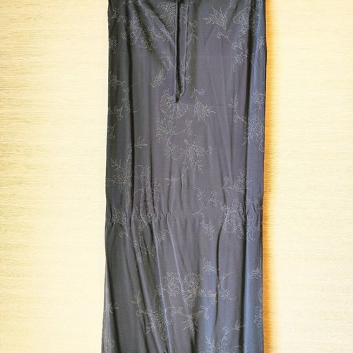 Maxi skirt Banana Republic from rayon like new, gray, size S