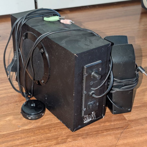 Logitech S220 2.1 Desktop Speakers used