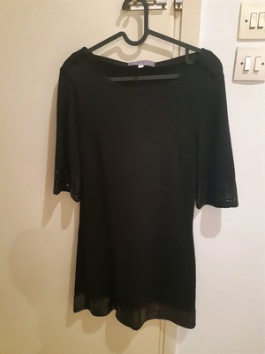 Sequin dress like new, black, size S