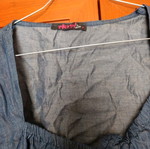 Fresh denim crop top size M like new, blue