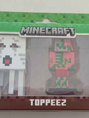 Minecraft 3 φιγούρες 3D Toppeez 6 εκ καινούργιες