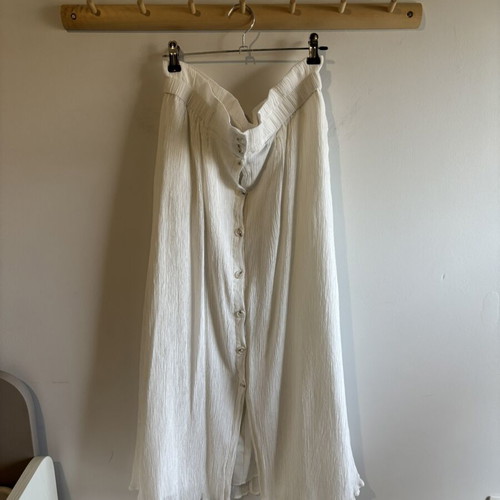 H&M skirt new, white, size S 36 8