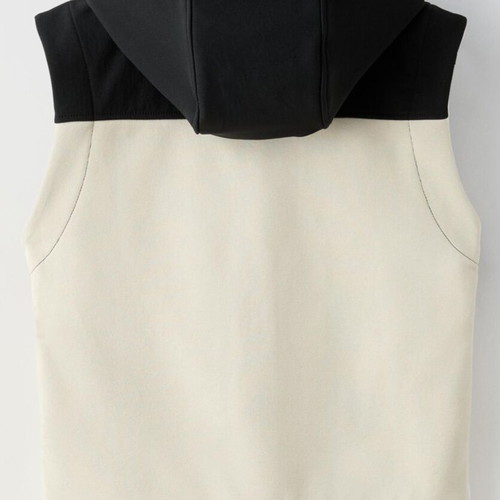 Zara sleeveless jacket vest like new for boys 11-12 years black white