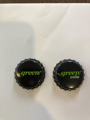 Soft drink caps unused, set of 2 pieces