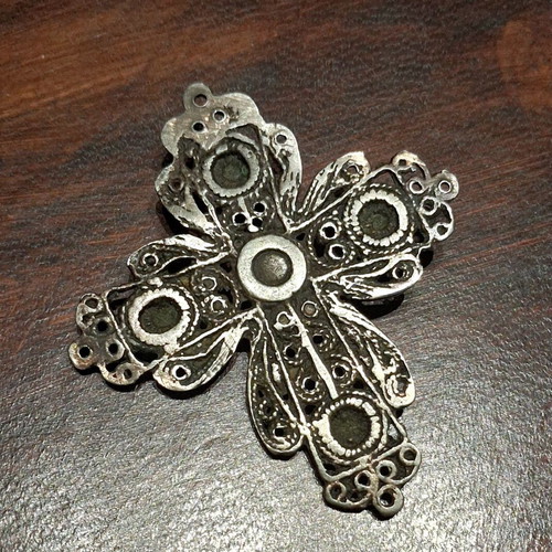 Traditional Gianniotiko Filigree Cross 1950 vintage, like new